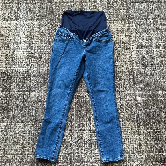 Abercrombie & Fitch maternity super skinny ankle Jean 26 - Picture 7 of 9